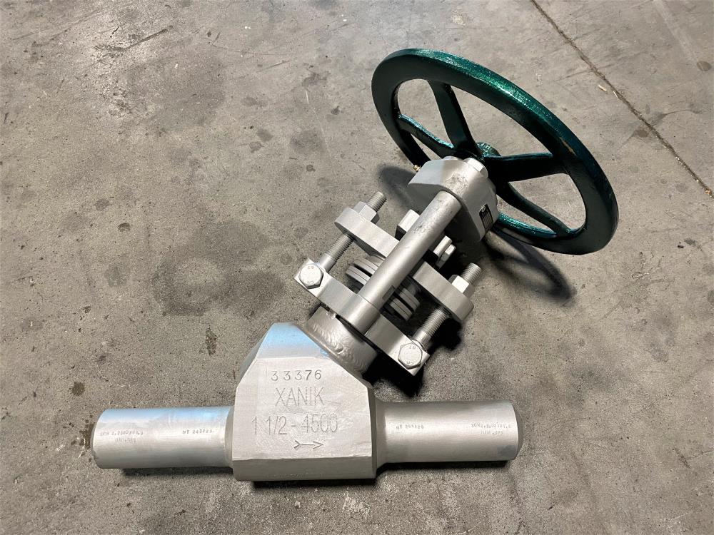 Xanik 1-1/2" A105 Y Pattern Globe Valve